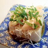 味ぽん/マヨで　キャベツとチーかまと大葉の冷奴